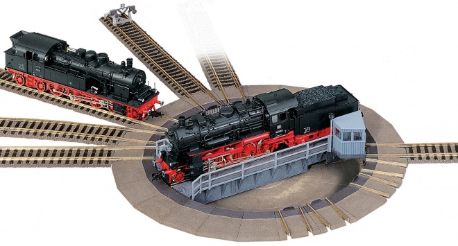 Electrically operated turntable<br /><a href='images/pictures/Fleischmann/44648.jpg' target='_blank'>Full size image</a>